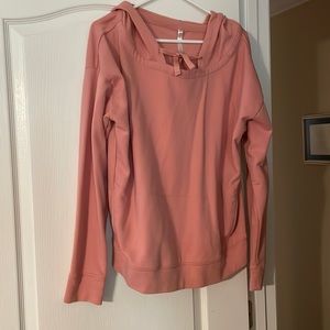 Fabletics salmon colored hoodie. XL. New but no tags.